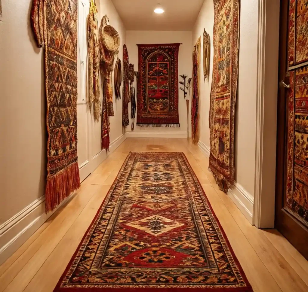 21 Dreamy Boho Hallway Decor Ideas to Transform Your Entryway 4 3-Boho Hallway Decor Idea