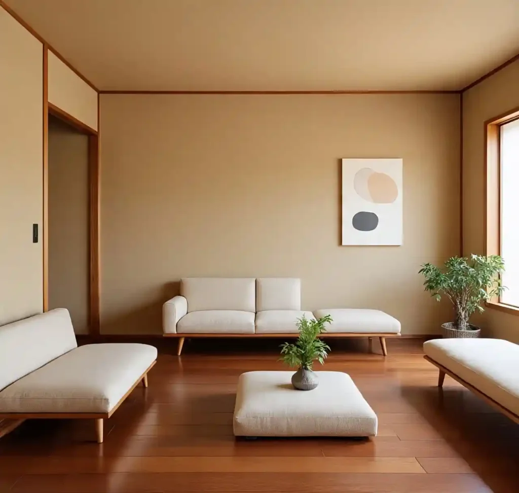 29 Amazing Cozy Japandi Living Room Design Ideas for Modern Living 4 3-Cozy Japandi Living Room Design Idea