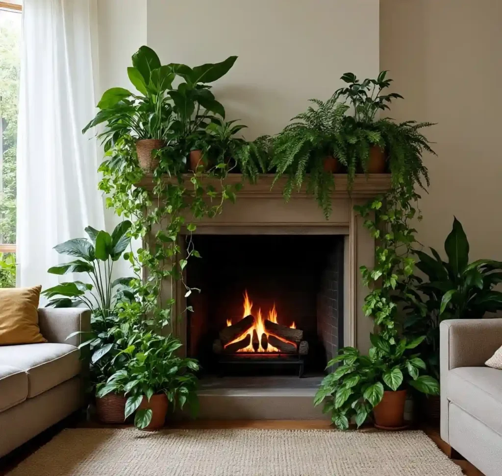 14 Stylish and Creative Ways to Transform an Unused Fireplace 4 3 Creative Way to Transform an Unused Fireplace