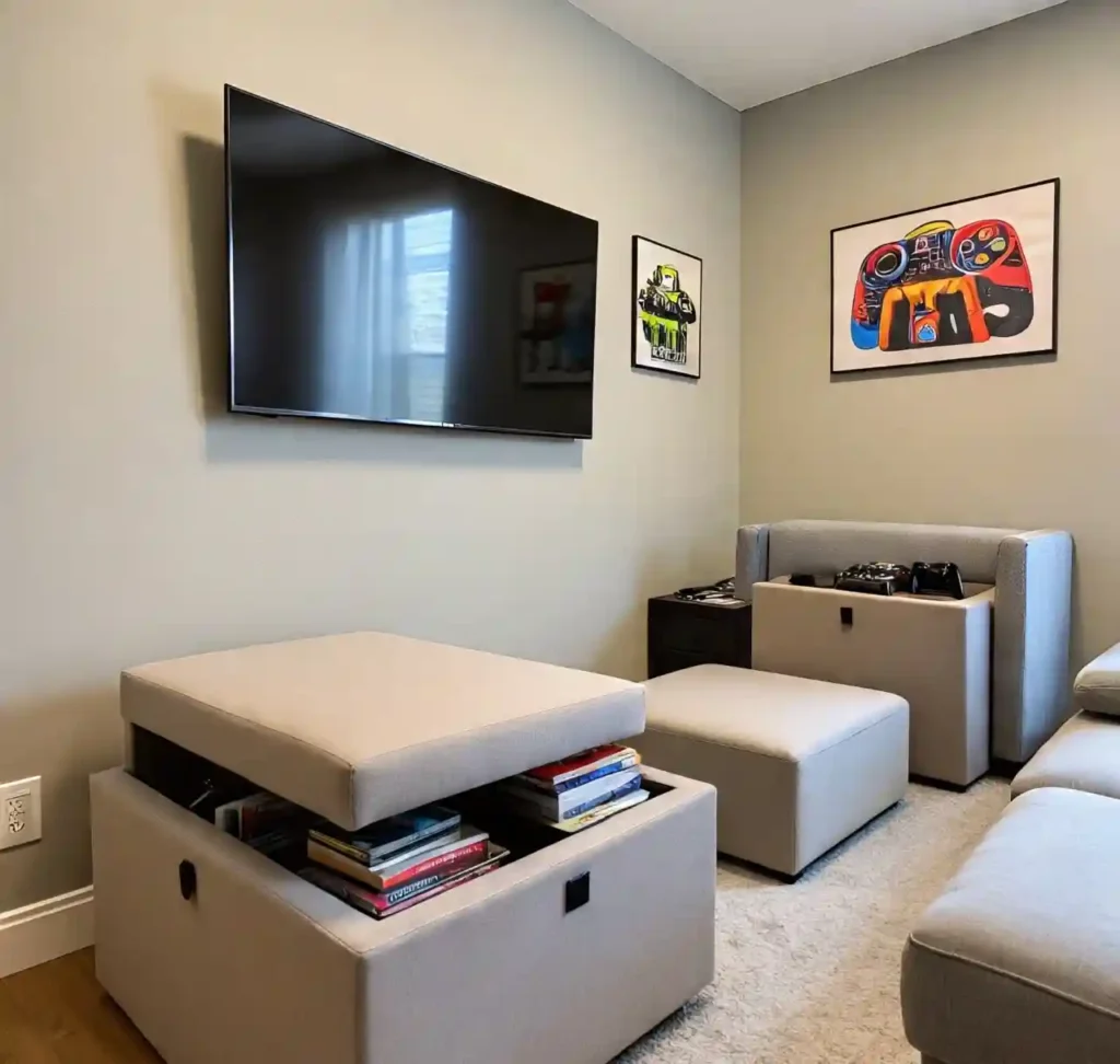 20 Stylish Game Room Ideas for Grown-Ups in Small Spaces 4 3-Game Room Ideas for Grown-Ups in Small Spaces