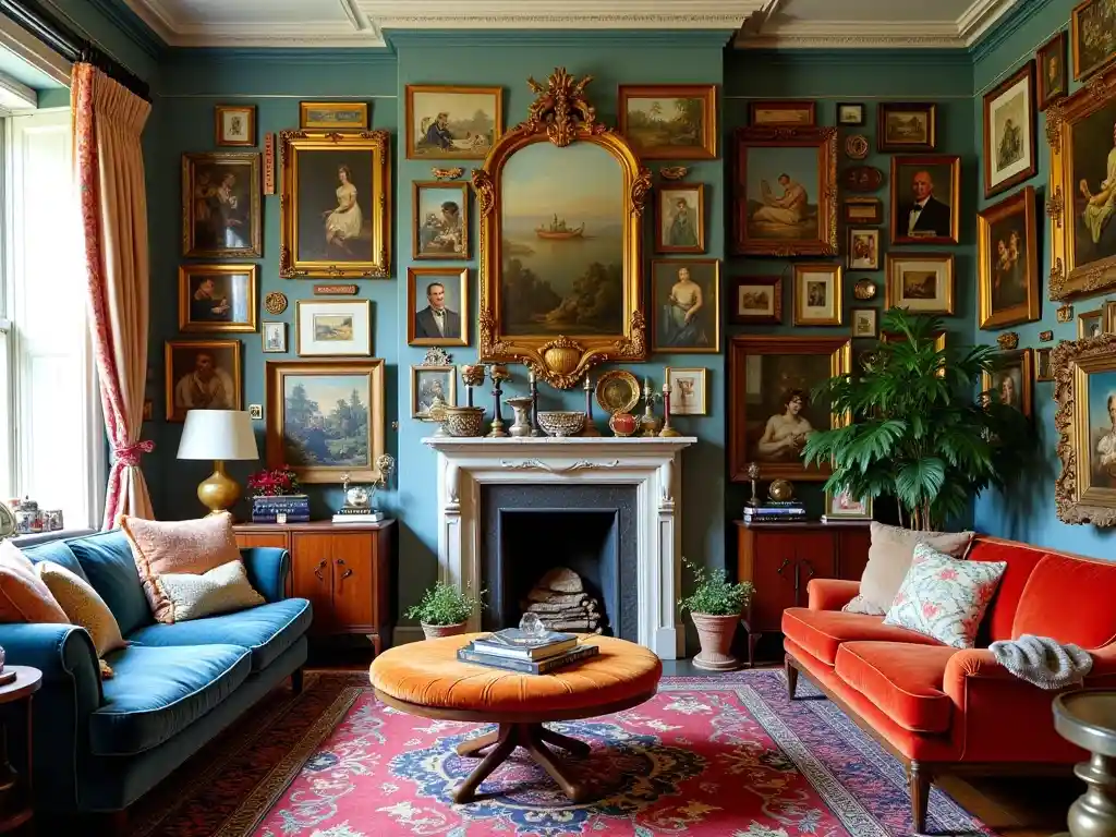 20 Maximalist Living Room Ideas to Embrace Bold, Layered & Lively Design 4 3-Maximalist Living Room Ideas