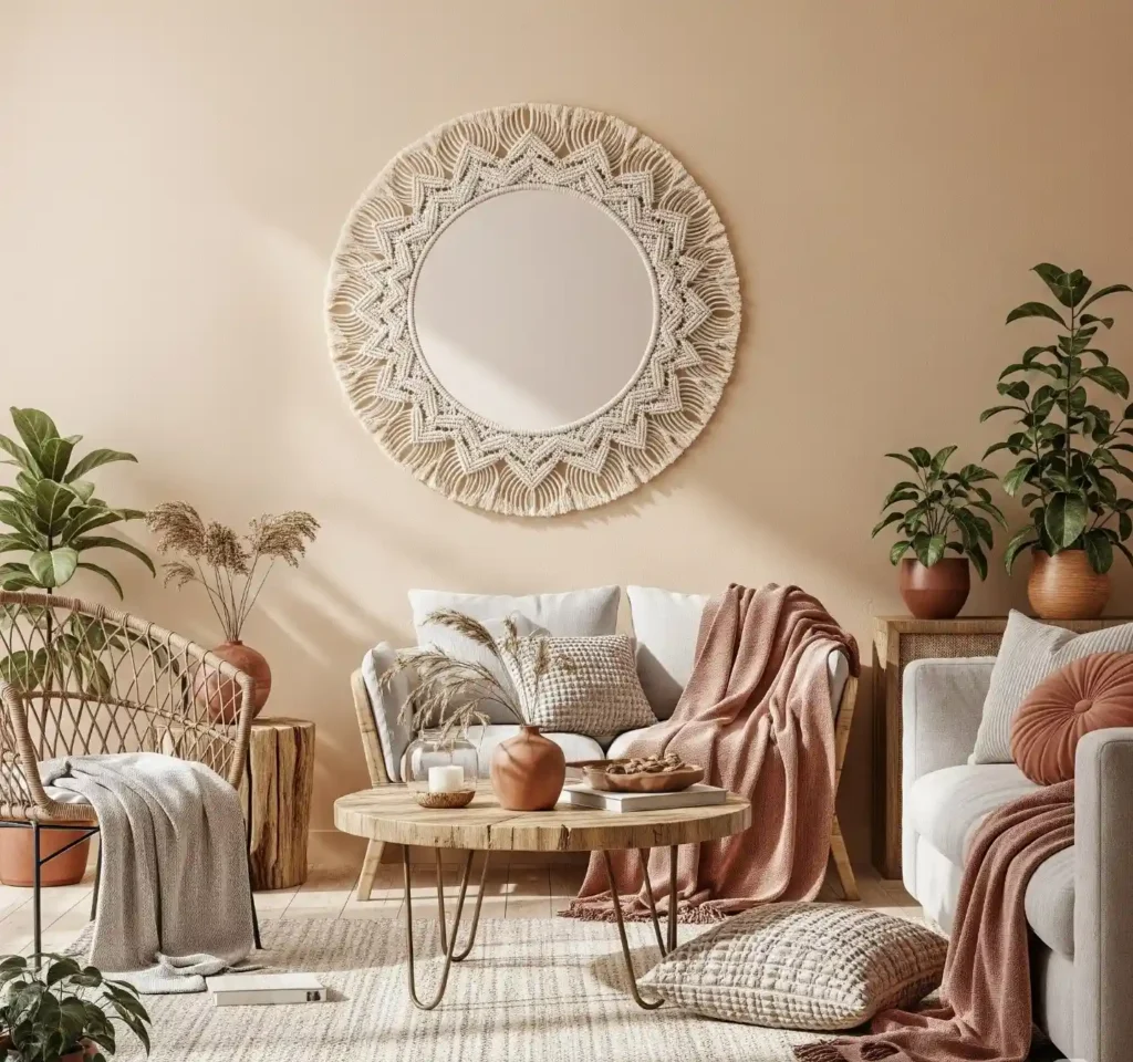 27 Artistic Boho Mirror Ideas to Instantly Elevate Your Interior Style 5 4 Boho Mirror Ideas