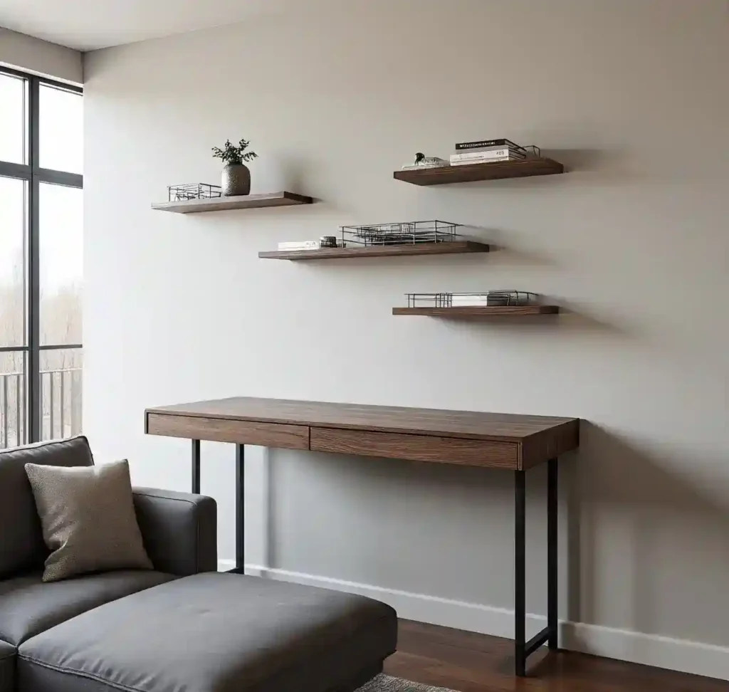22 Inspiring Living Room Office Ideas for a Stylish & Functional Workspace 5 4 Living Room Office Idea