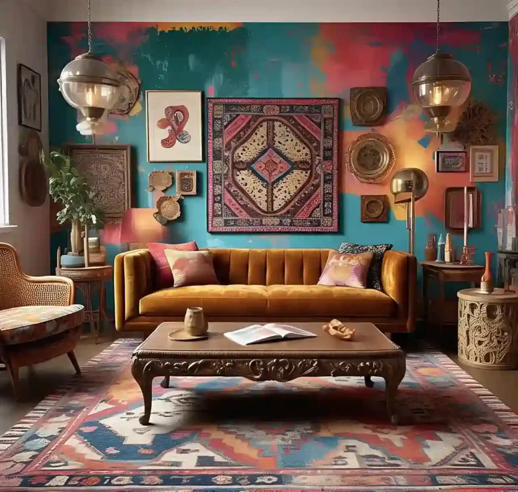 20 Maximalist Living Room Ideas to Embrace Bold, Layered & Lively Design 5 Maximalist Living Room Idea