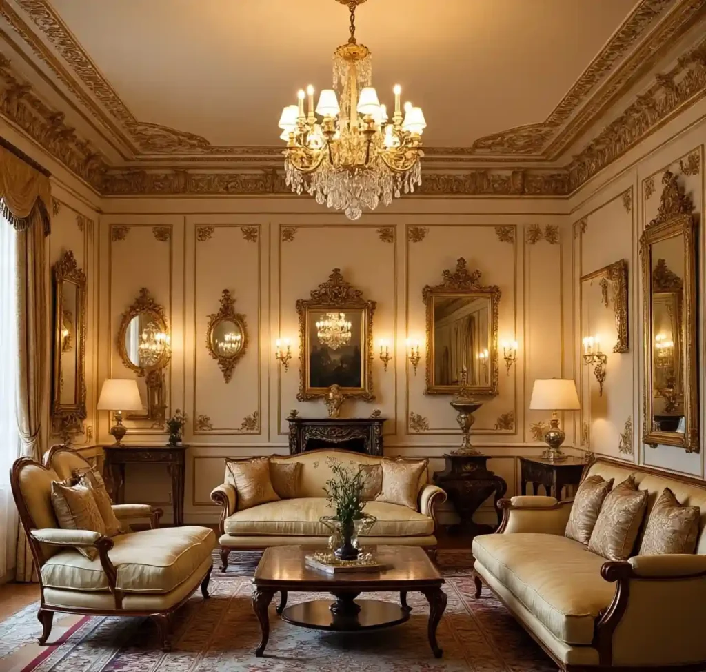 25 Royal Living Room Ideas to Add Luxury & Timeless Elegance to Your Home 5 4-Royal Living Room Idea