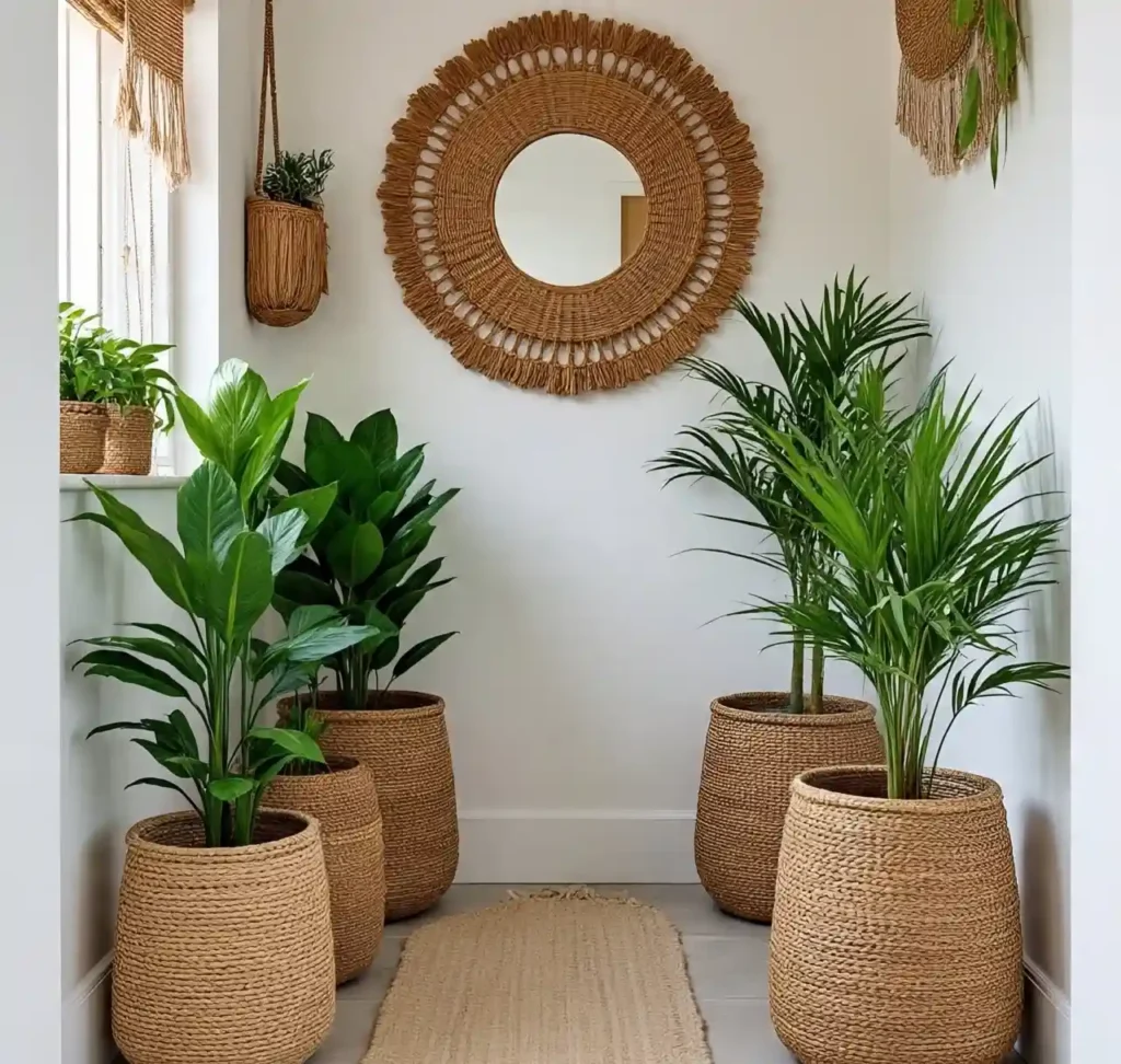 21 Dreamy Boho Hallway Decor Ideas to Transform Your Entryway 6 5-Boho Hallway Decor Idea