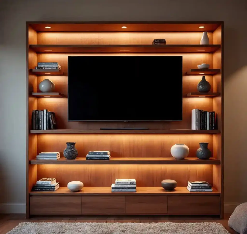 16 Cozy TV Room Ideas: Make You Never Want to Leave the Couch 7 6-Cozy TV Room Idea