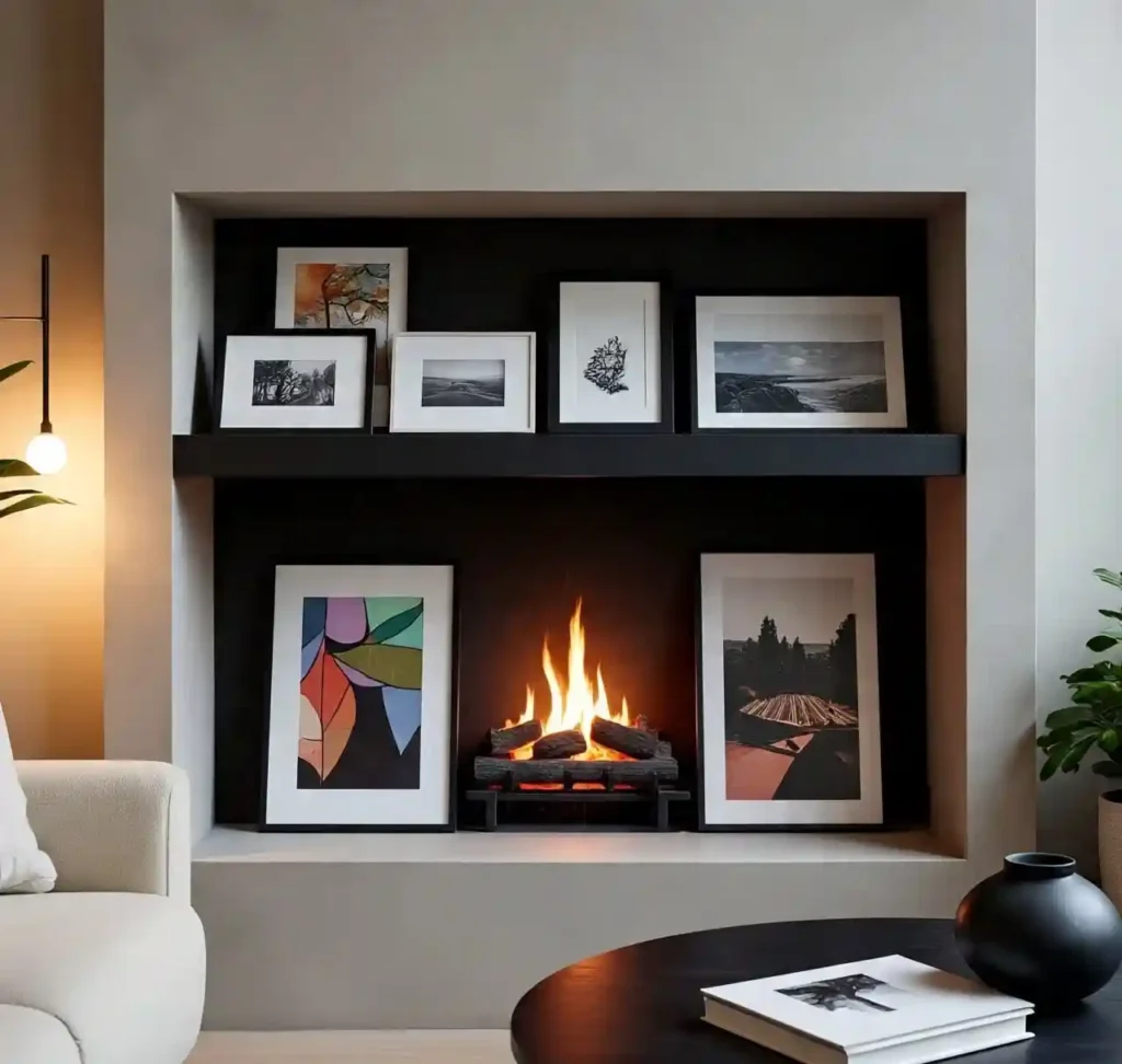 14 Stylish and Creative Ways to Transform an Unused Fireplace 7 6 Creative Way to Transform an Unused Fireplace