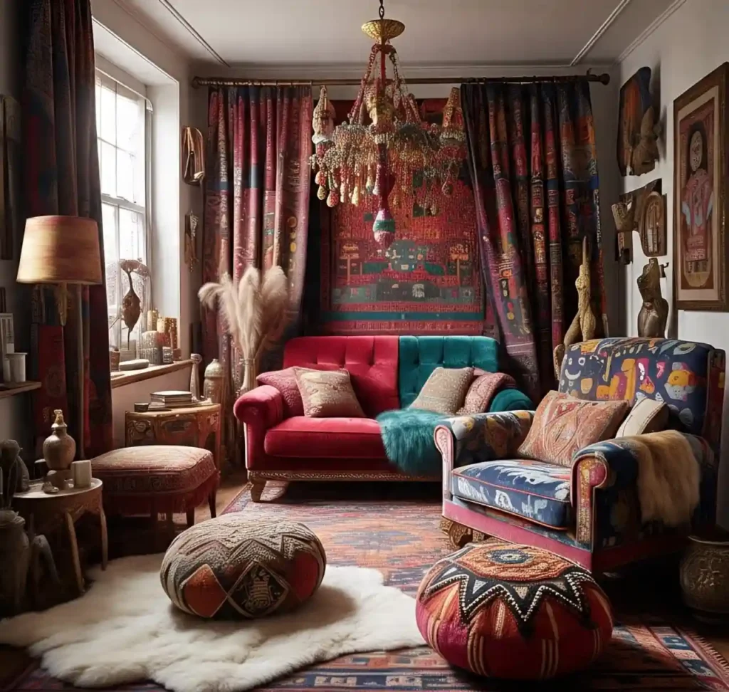 20 Maximalist Living Room Ideas to Embrace Bold, Layered & Lively Design 7 Maximalist Living Room Idea