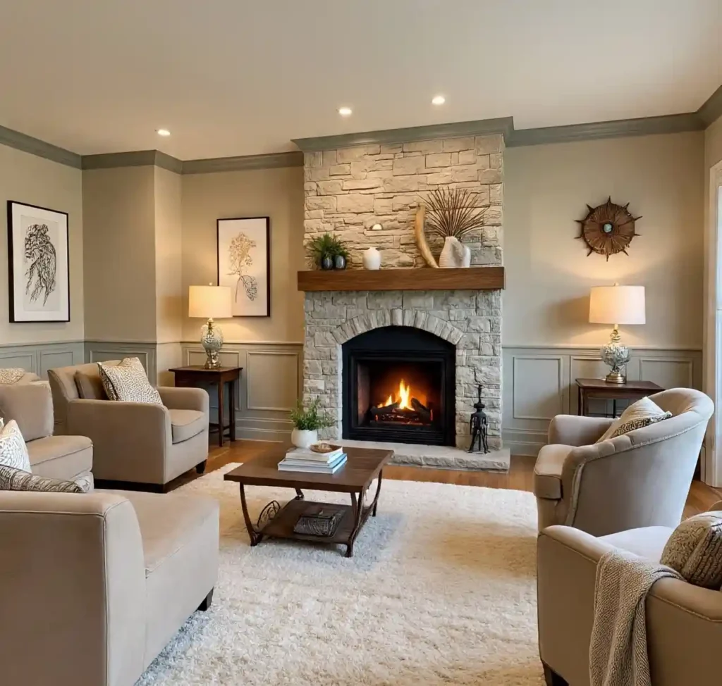 22 Stunning Wall and Trim Color Ideas to Define Your Home’s Character 7 6-Wall and Trim Color Idea