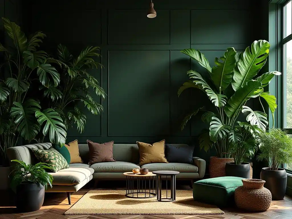 10 Black Maximalist Living Room Ideas: Bold Spaces With Dramatic Impact 8 7-Black Maximalist Living Room Idea