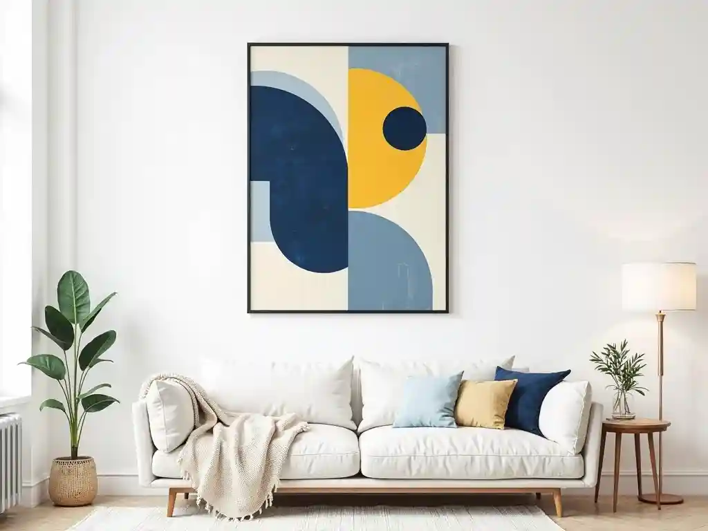 29 Blue and Yellow Minimalist Boho Design Ideas That Blend Calm With Creativity 8 7-Blue and Yellow Minimalist Boho Design Idea