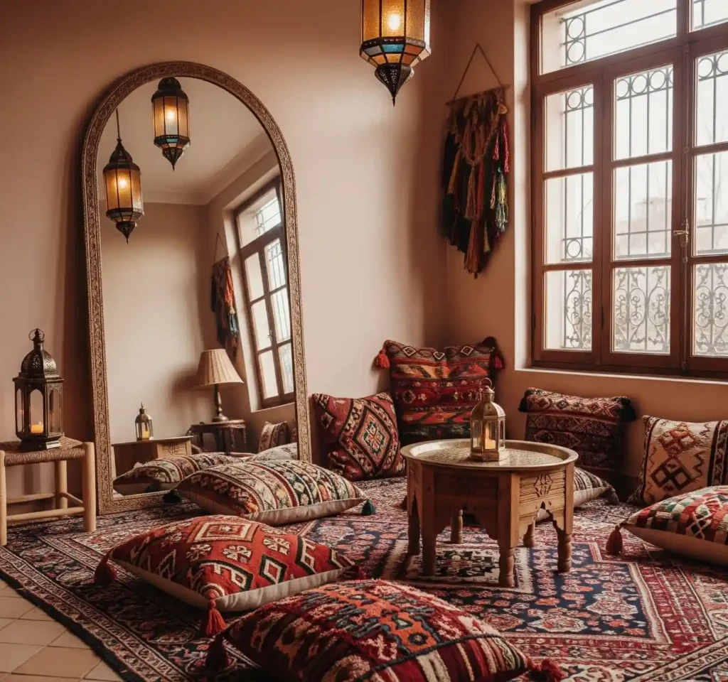 27 Artistic Boho Mirror Ideas to Instantly Elevate Your Interior Style 8 7 Boho Mirror Idea