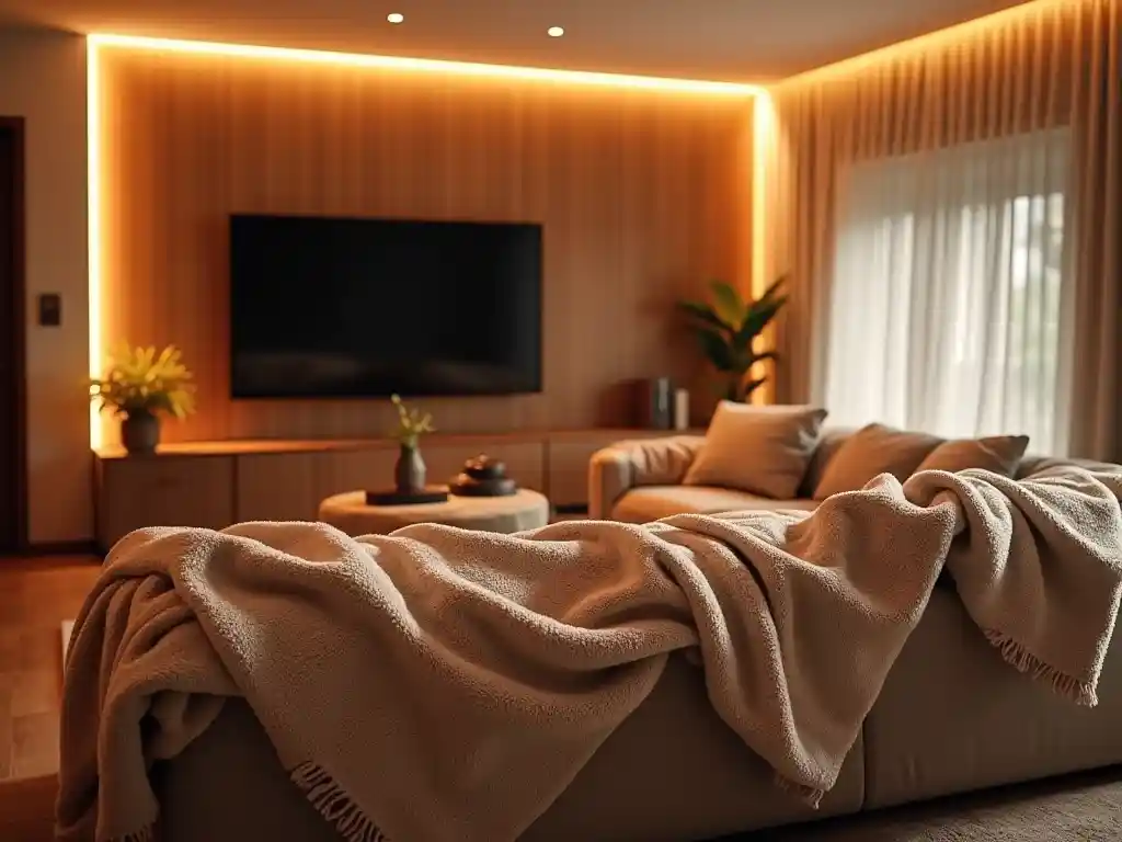 16 Cozy TV Room Ideas: Make You Never Want to Leave the Couch 8 7-Cozy TV Room Idea
