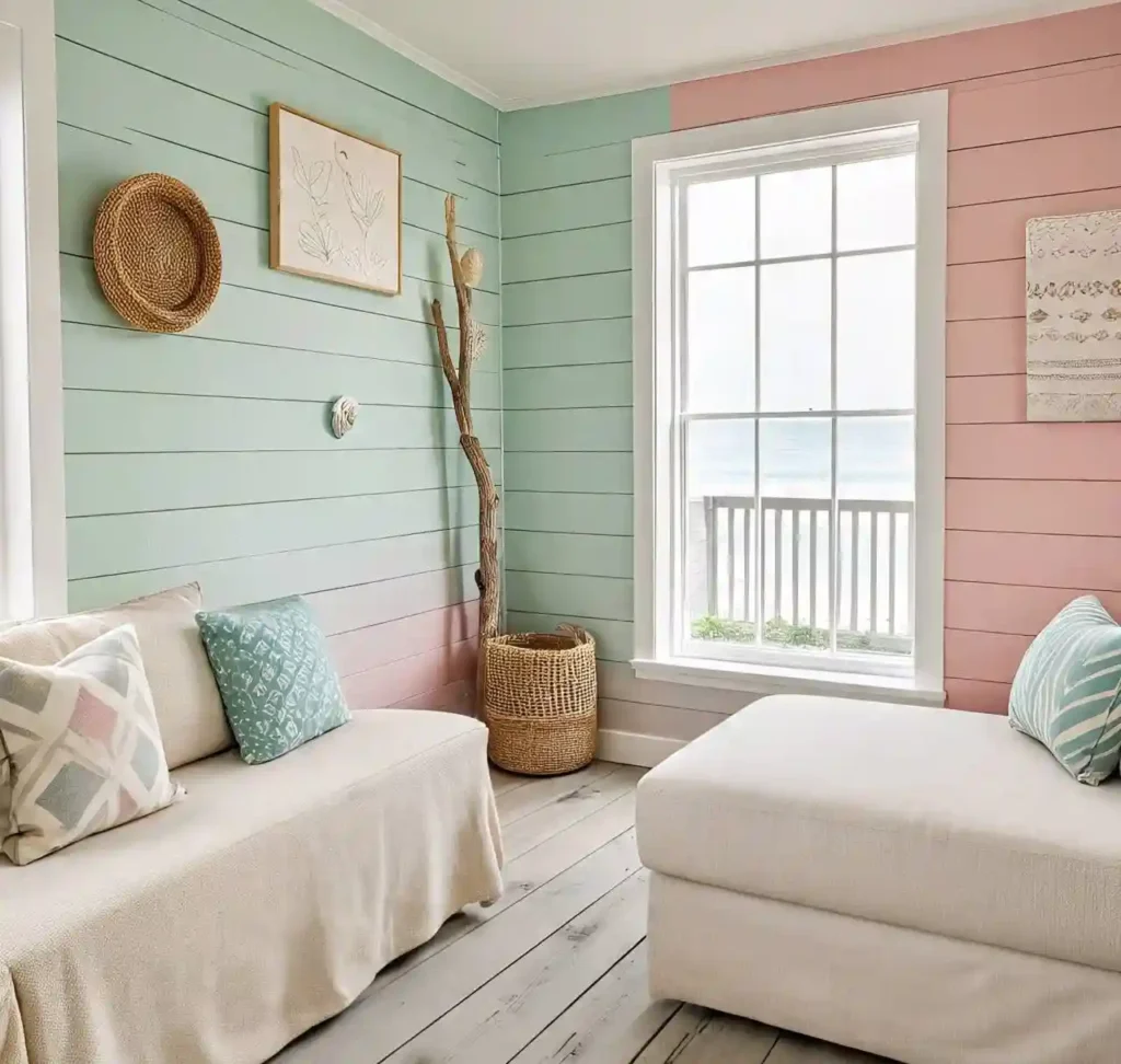 16 Creative Living Room Shiplap Wall Concepts for a Cozy & Updated Look 8 7-Living Room Shiplap Wall Concept