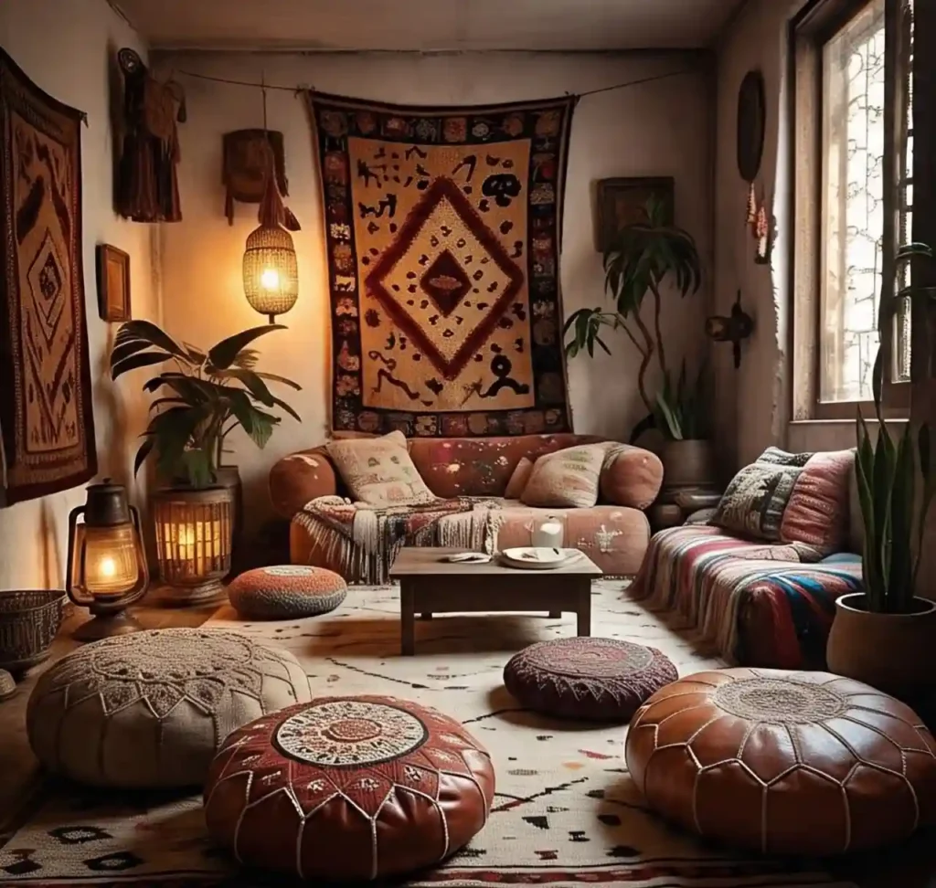 20 Boho Living Room Design and Decor Ideas: Create a Laid-Back & Artistic Space 9 Boho Living Room Design and Decor Idea