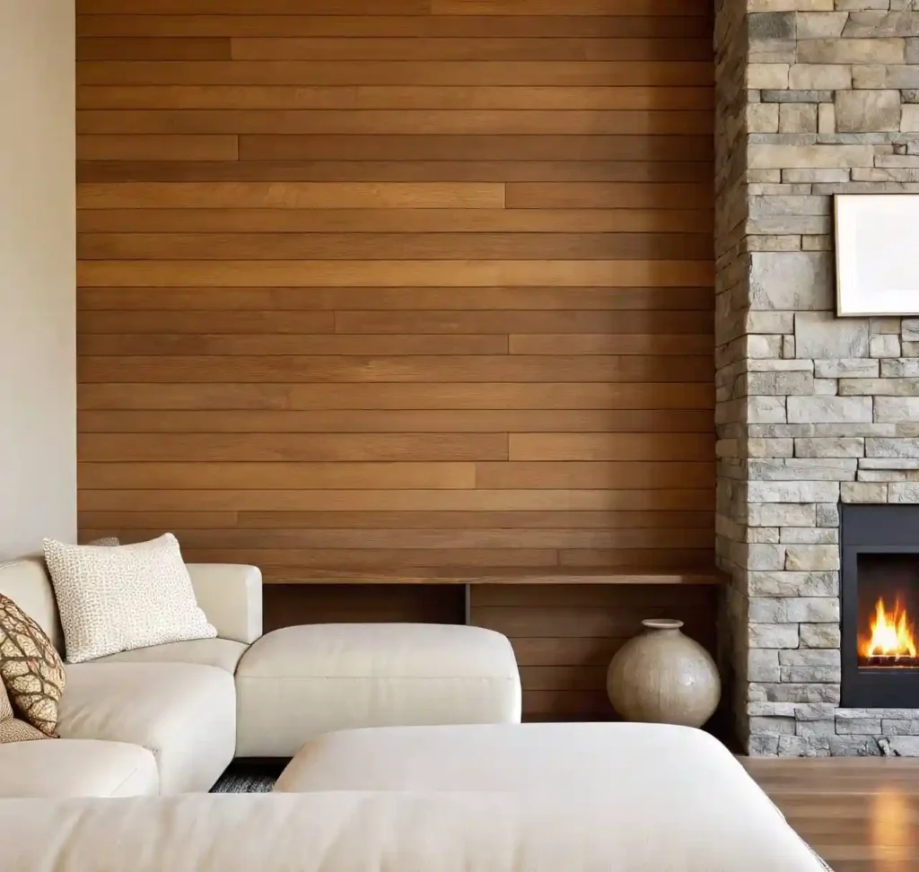 16 Creative Living Room Shiplap Wall Concepts for a Cozy & Updated Look 9 8-Living Room Shiplap Wall Concept