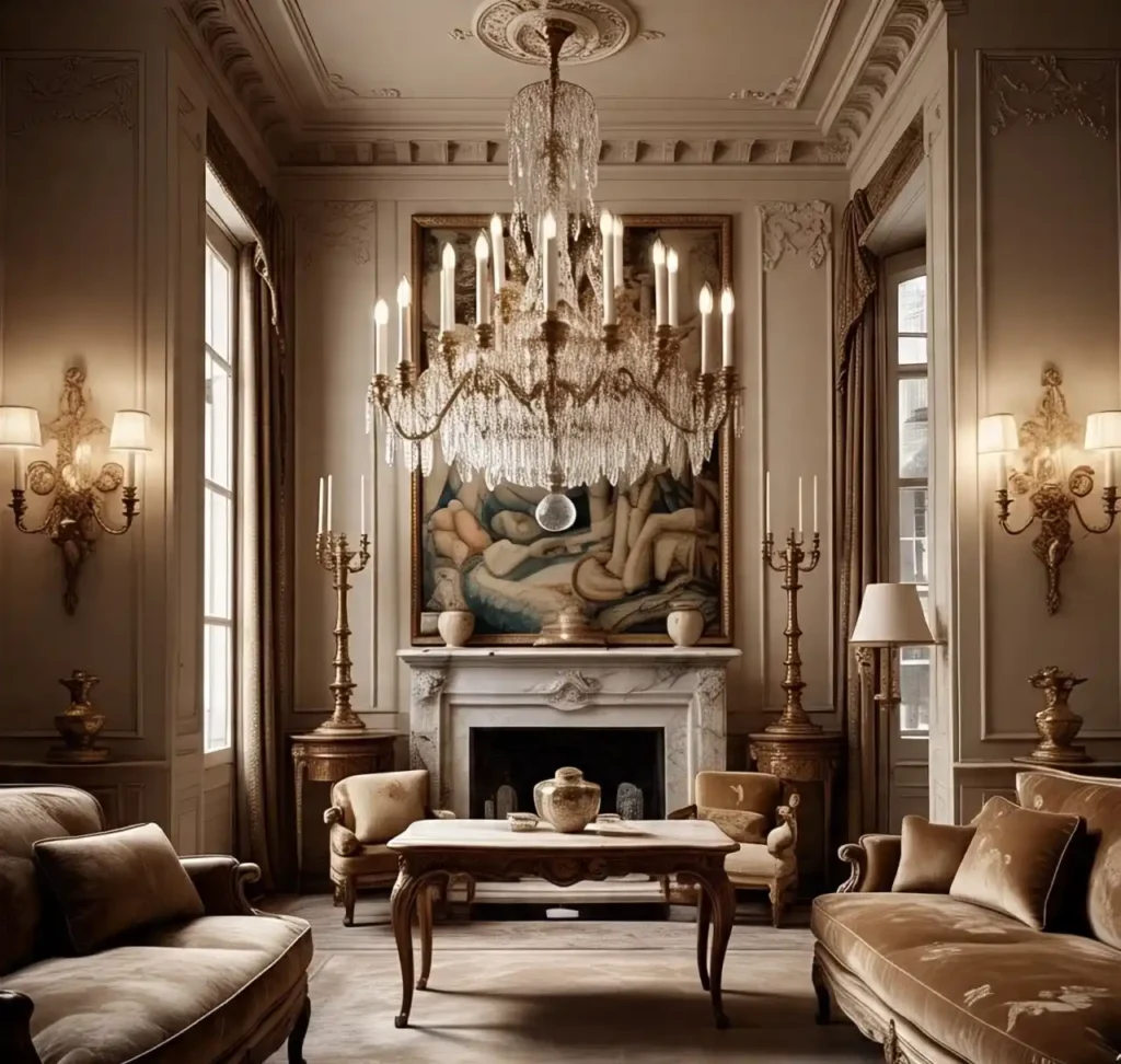 20 Stunning French-Style Living Room Ideas to Add Elegance & Timeless Charm 9 8- Stunning French-Style Living Room Idea