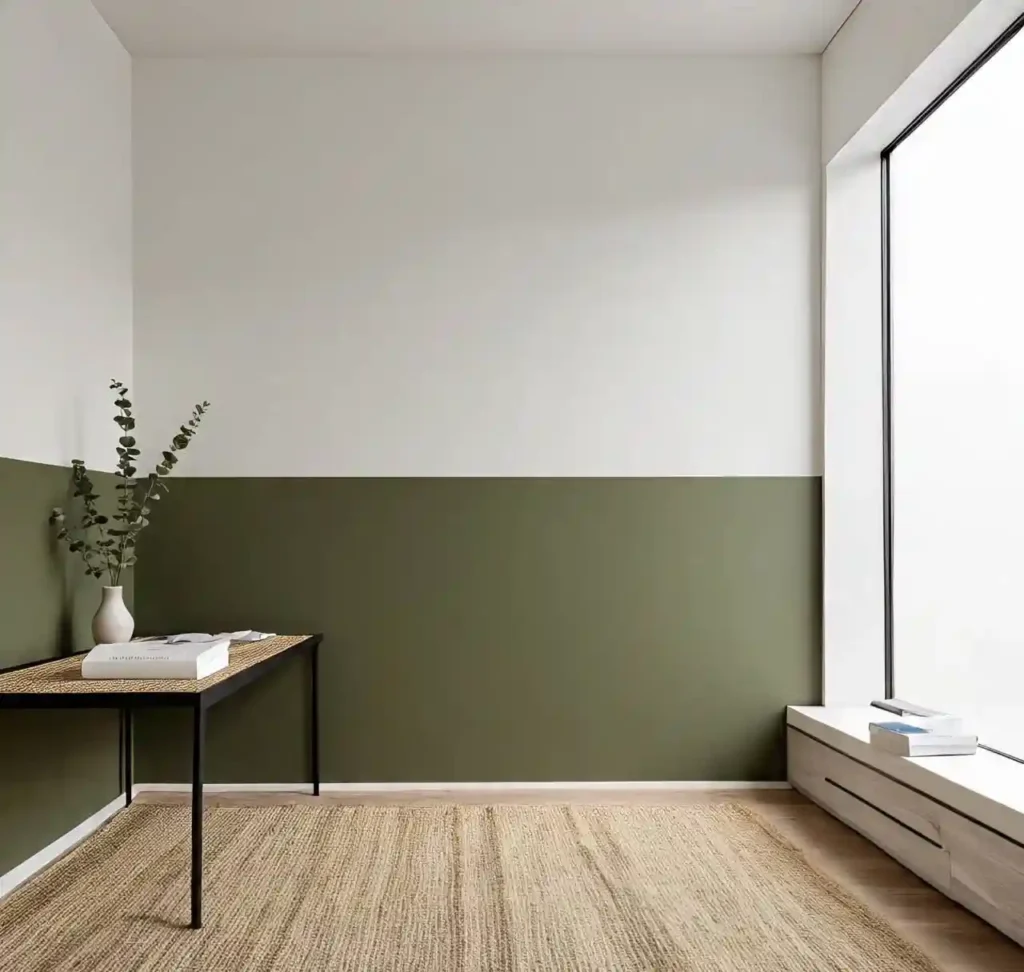 20 Two-Tone Wall Ideas for Small Bedrooms: Stylish Color Combos That Maximize Space 9 8-Two-Tone Wall Idea for Small Bedrooms