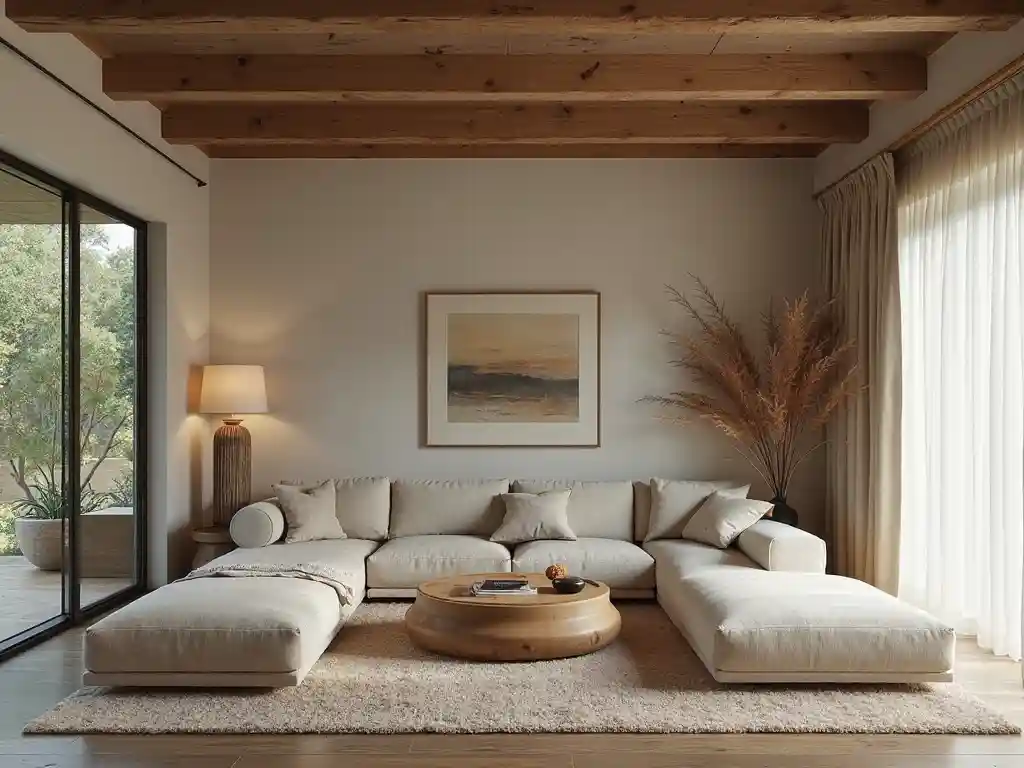 20 Wabi-Sabi Living Room Ideas: Natural Beauty & Imperfect Harmony 9 8-Wabi-Sabi Living Room Idea