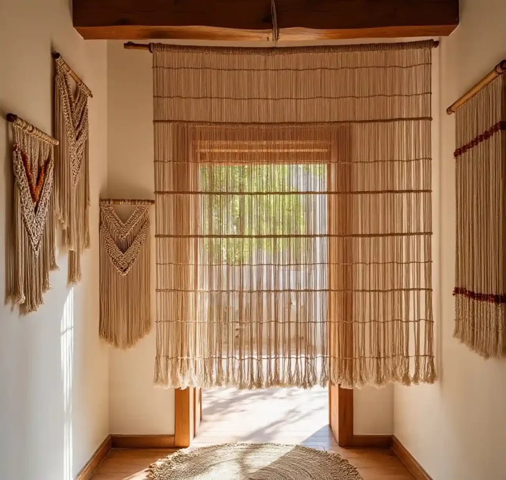 21 Dreamy Boho Hallway Decor Ideas to Transform Your Entryway 10 9-Boho Hallway Decor Idea