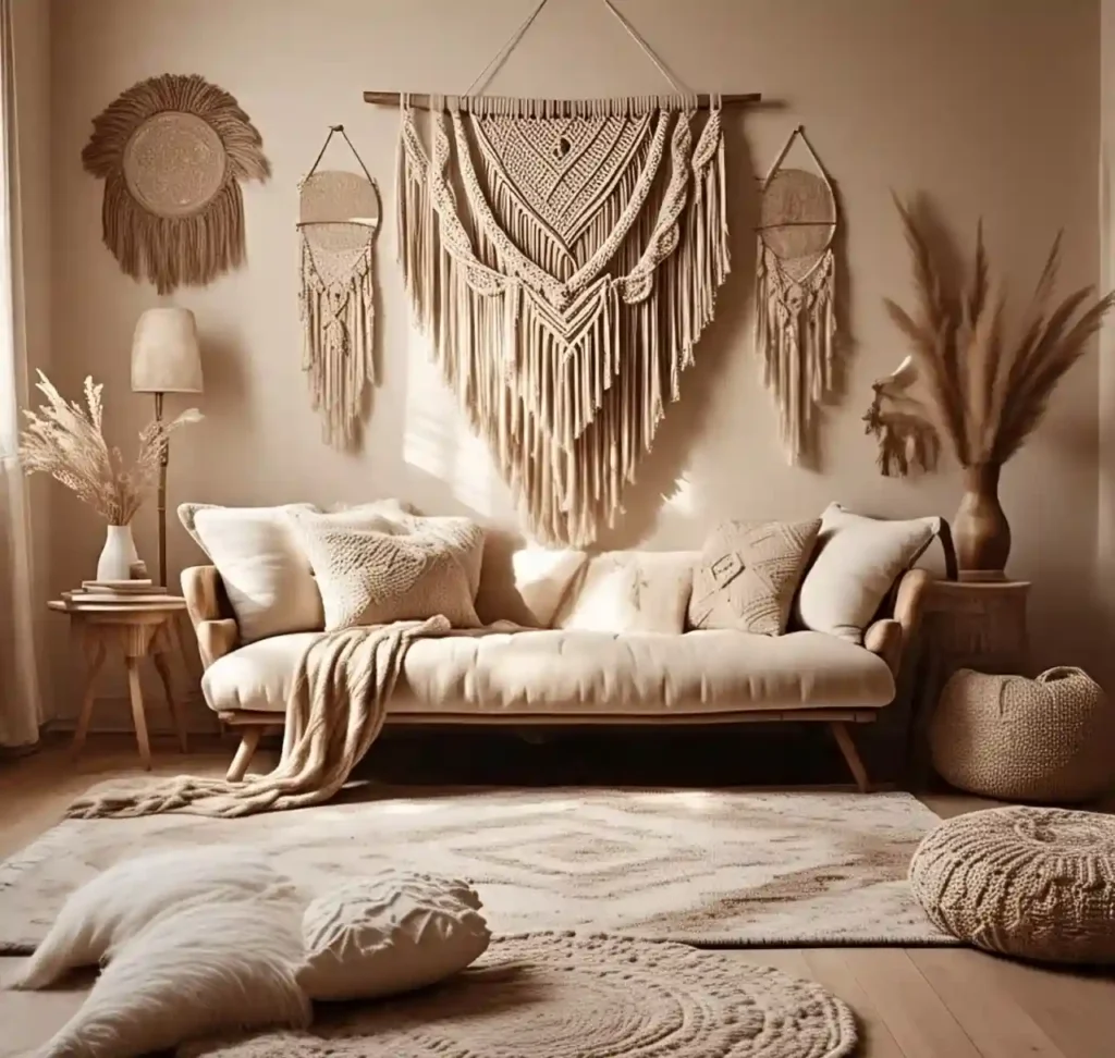 20 Boho Living Room Design and Decor Ideas: Create a Laid-Back & Artistic Space 10 Boho Living Room Design and Decor Idea