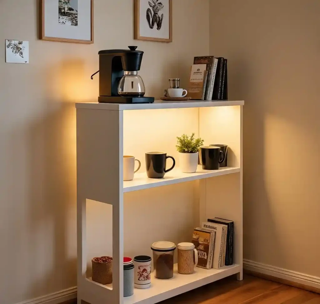 20 Clever Coffee Bar Ideas for Small Spaces That Maximize Style & Function 10 9 Coffee Bar Idea for Small Spaces