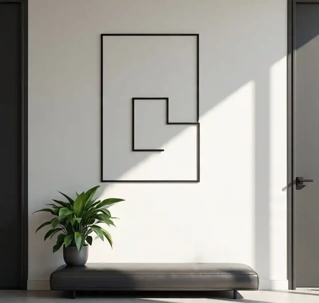 20 Minimalist Wall Art Ideas: Elevate Modern Homes With Clean & Timeless Style 10 9-Minimalist Wall Art Ideas