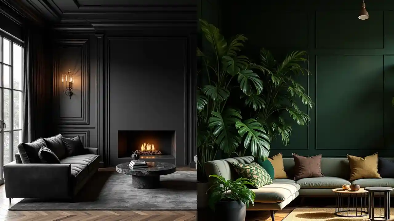 10 Black Maximalist Living Room Ideas: Bold Spaces With Dramatic Impact 1 Black Maximalist Living Room Ideas