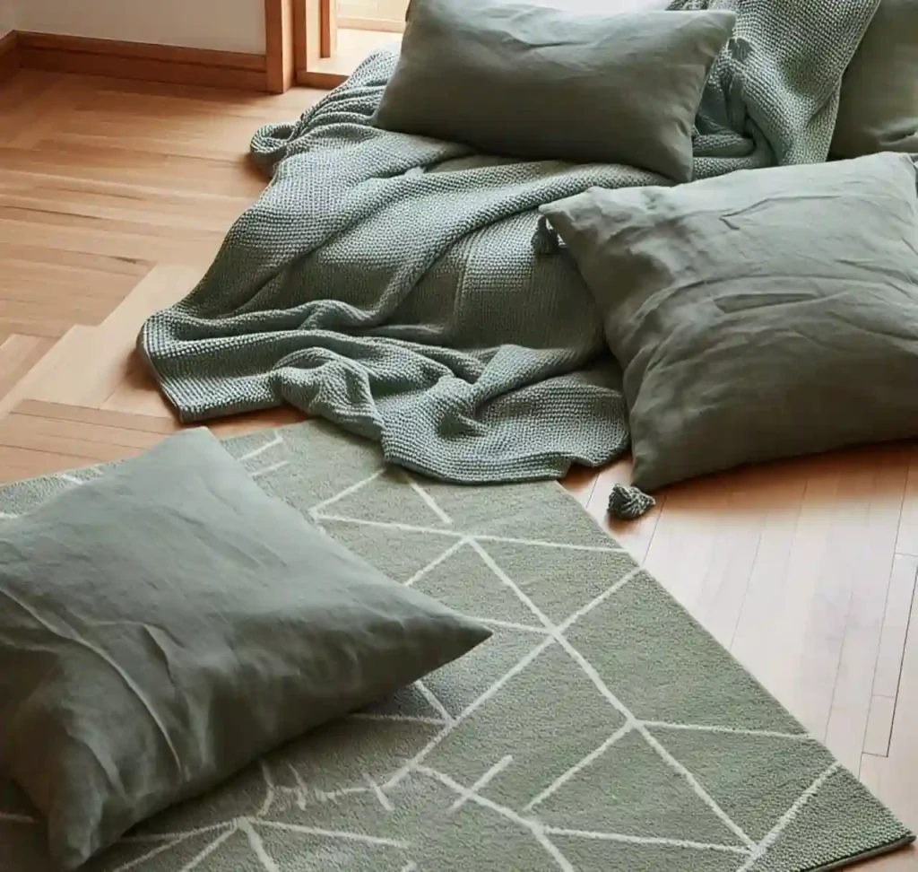 Japandi Design in Small Living Rooms: Space-Saving Tips & Tricks 12 Japandi cussion Design 11