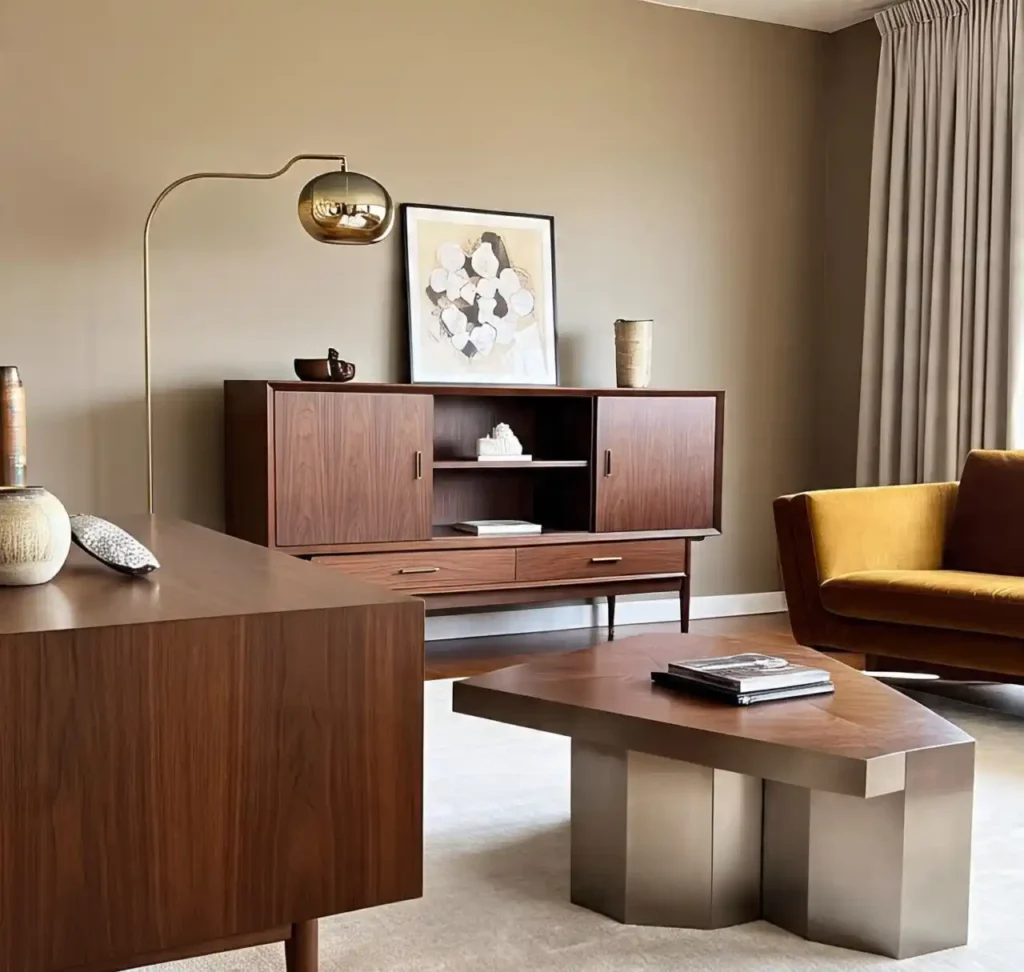 20 Mid-Century Modern Living Room Ideas to Achieve Retro-Inspired Sophistication 6 -Mid-Century Modern Living Room Ideas