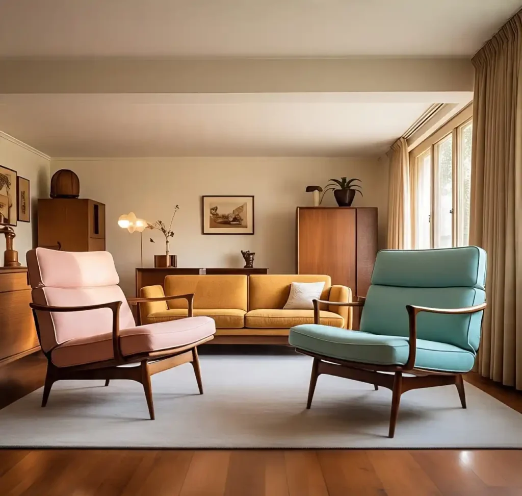 20 Mid-Century Modern Living Room Ideas to Achieve Retro-Inspired Sophistication 14 unique-Mid-Century-Modern Living Room Idea