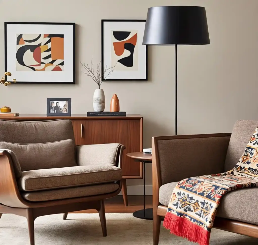 20 Mid-Century Modern Living Room Ideas to Achieve Retro-Inspired Sophistication 15 unique-and-stylish-Mid-Century-Modern Living Room Idea