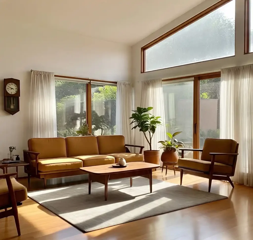 20 Mid-Century Modern Living Room Ideas to Achieve Retro-Inspired Sophistication 21 unique-stylish-Mid-Century-Modern-Living Room Idea