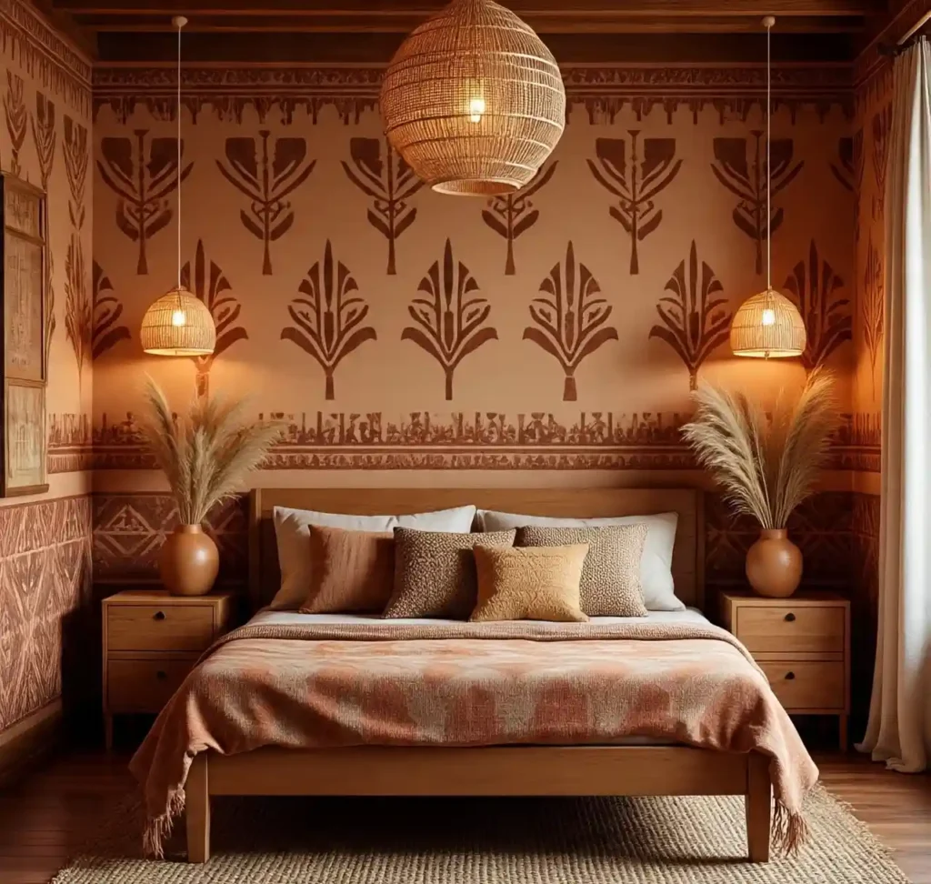 30 Boho Wallpaper Ideas to Aesthetically Transform Every Corner of Your Home 2 1-Boho Wallpaper Ideas