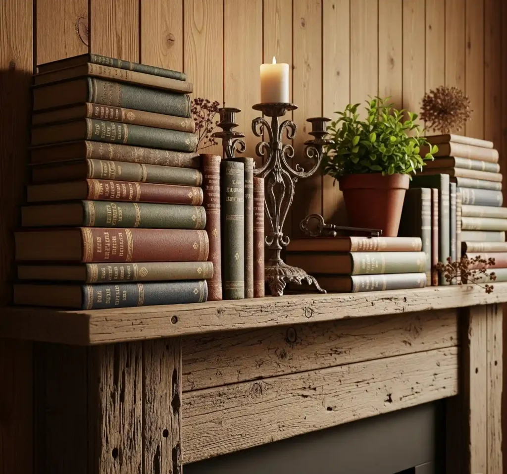25 Stunning Farmhouse Mantel Decor Ideas to Elevate Your Rustic Interior 11 10-Farmhouse Mantel Decor Idea