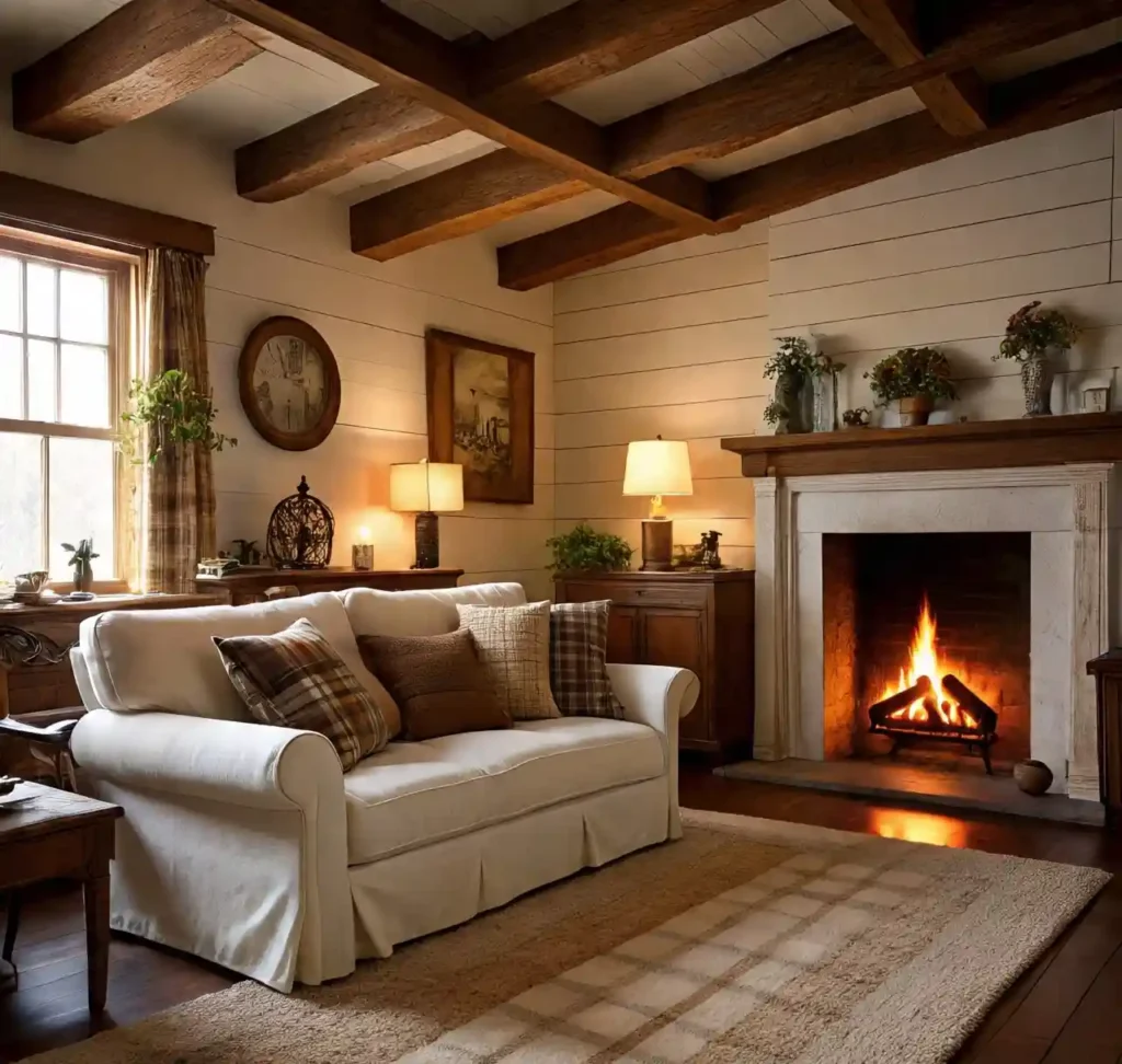 30 Gorgeous Home Design Ideas to Upgrade Every Room With Style 12 10-home design ideas-Cozy Farmhouse Family Room
