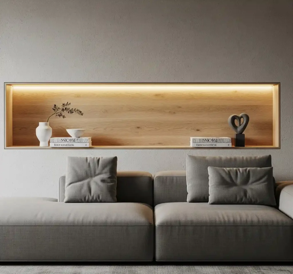 25 Stunning Above-Couch Wall Decor Ideas to Elevate Your Modern Living Room 12 11-Above-Couch Wall Decor Idea