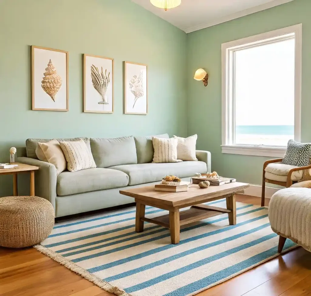 25 Blue and Green Living Room Designs to Elevate Your Home 11 11-Blue and Green Living Room Design