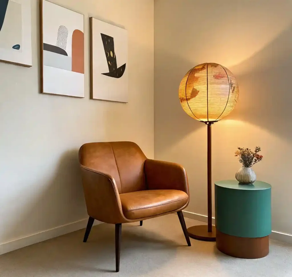 30 Gorgeous Home Design Ideas to Upgrade Every Room With Style 13 11-home design idea-Mid-Century Modern Reading Nook