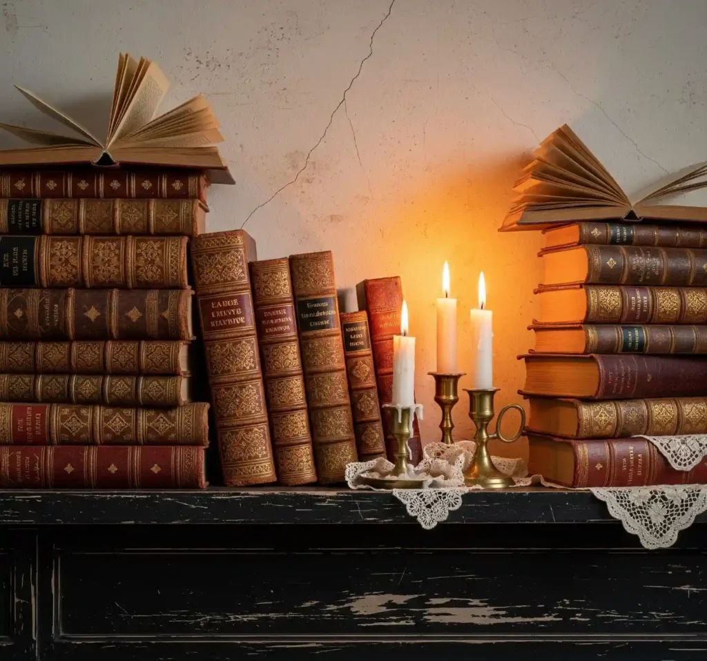 25 Spellbinding Moody Gothic Mantel Decor Ideas to Embrace Dark Elegance 13 12-Moody Gothic Mantel Decor Idea