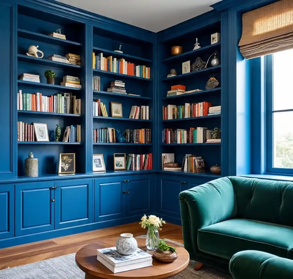 25 Blue and Green Living Room Designs to Elevate Your Home 14 14-Blue and Green Living Room Design