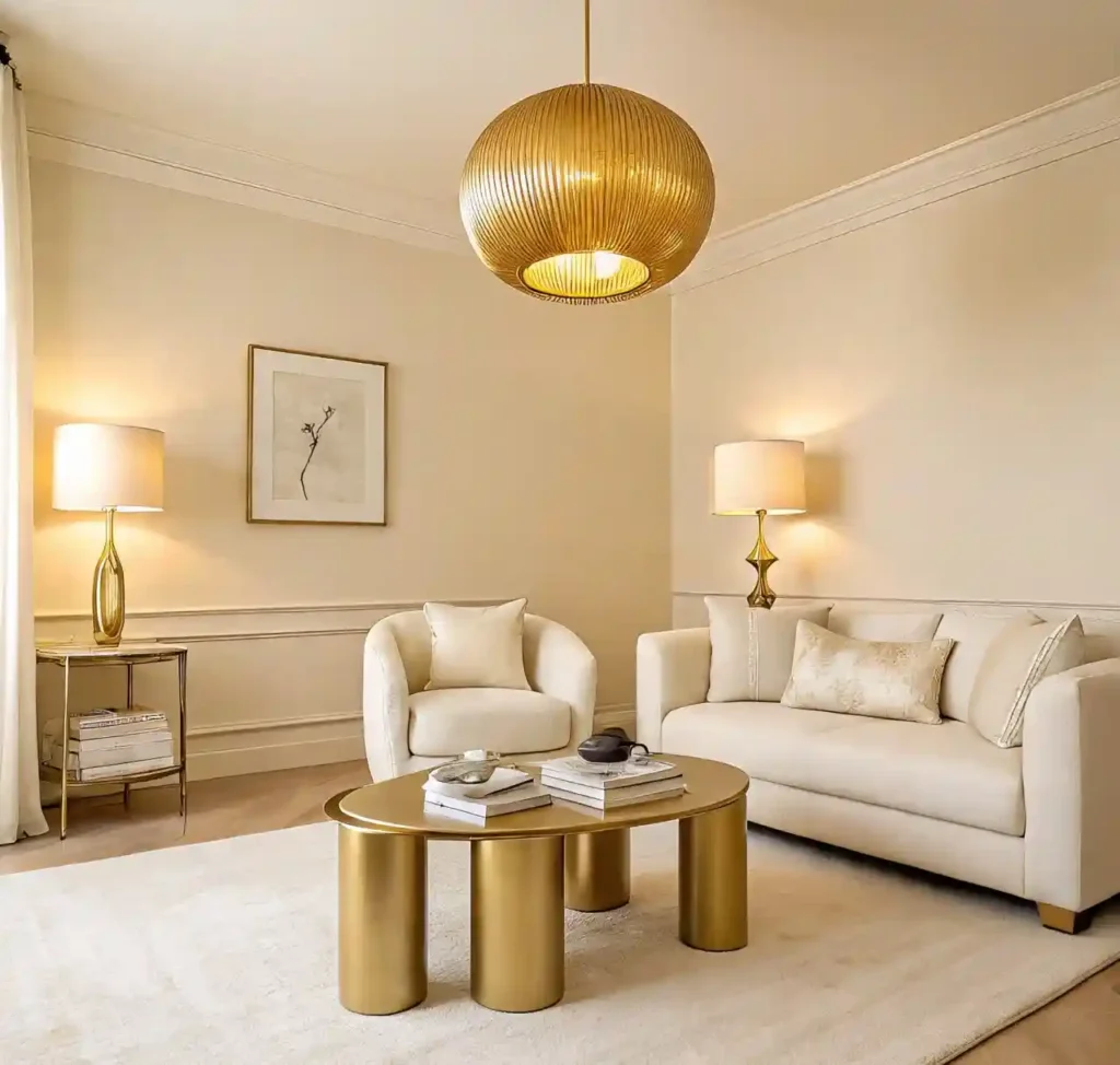 30 Chic Color Ideas to Pair with Gold for a Luxe Home Makeover 15 14-Color Idea to Pair with Gold
