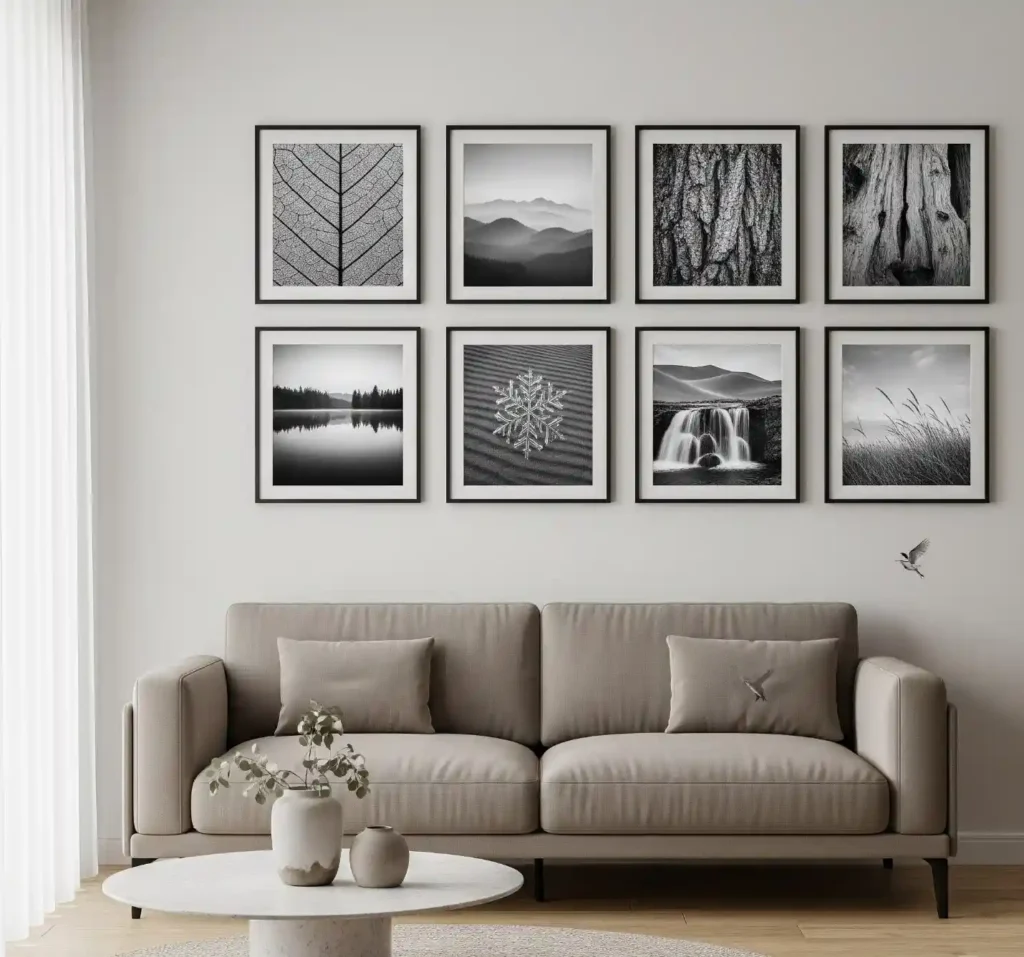 25 Stunning Above-Couch Wall Decor Ideas to Elevate Your Modern Living Room 16 15-Above-Couch Wall Decor Idea