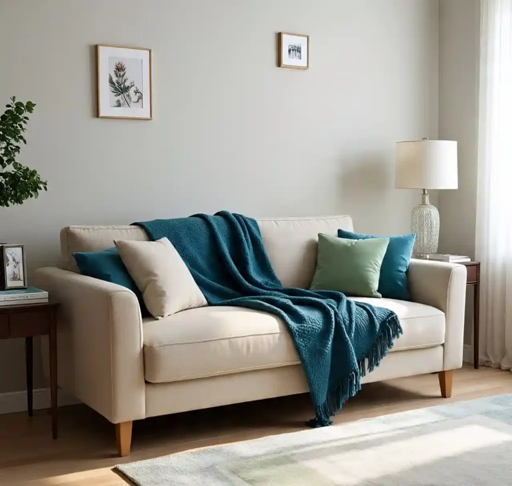 25 Blue and Green Living Room Designs to Elevate Your Home 16 16-Blue and Green Living Room Design
