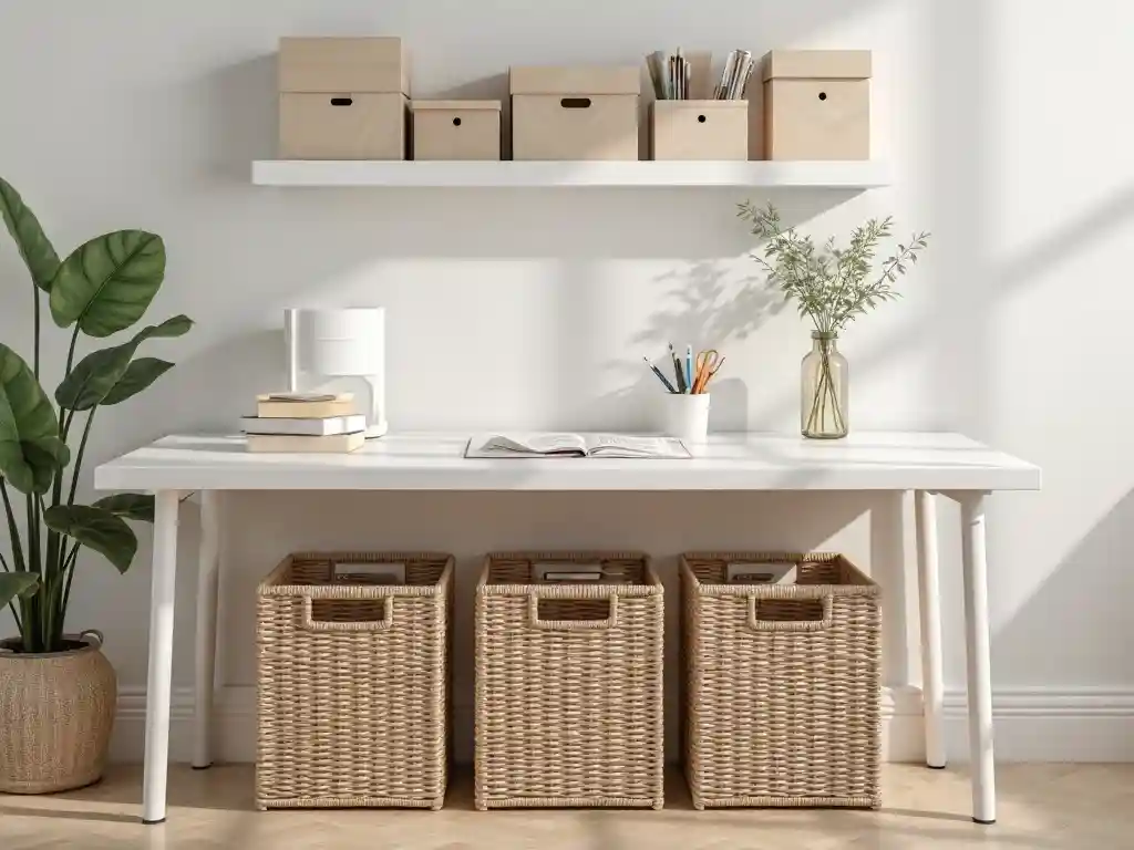 20 Small Home Office Decor Ideas to Maximize Style & Productivity in Any Space 17 16-Small Home Office Decor Idea