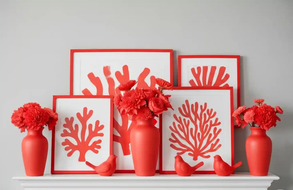 25 Bright & Bold Summer Mantel Decorating Ideas to Energize Your Space 17 16-summer Mantel Decorating Idea