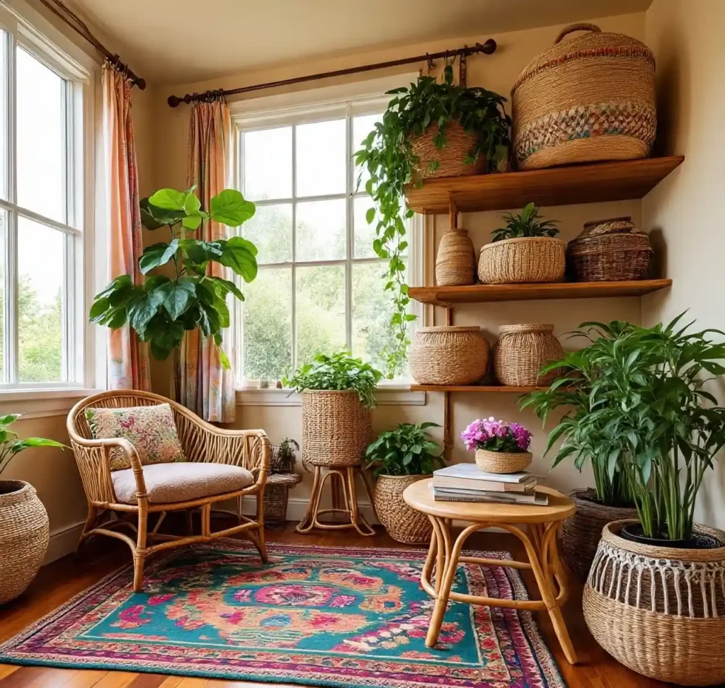 30 Stunning Boho Sunroom Ideas to Brighten Your Home with Style 18 17-Boho Sunroom Ideas