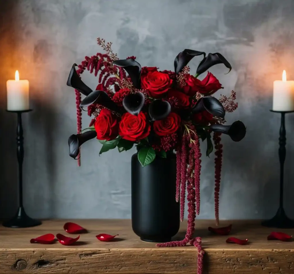 25 Spellbinding Moody Gothic Mantel Decor Ideas to Embrace Dark Elegance 18 17-Moody Gothic Mantel Decor Idea
