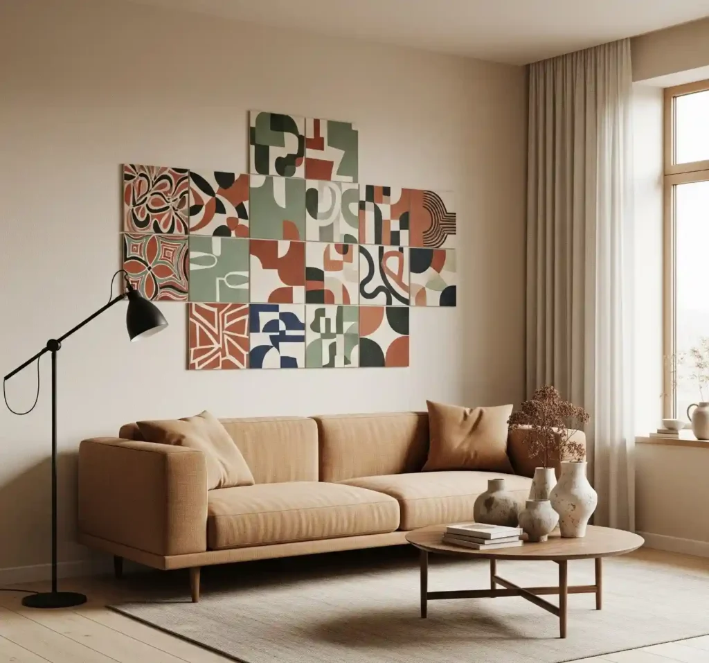 25 Stunning Above-Couch Wall Decor Ideas to Elevate Your Modern Living Room 19 18-Above-Couch Wall Decor Idea